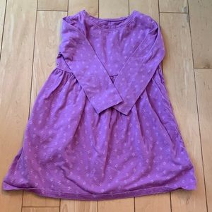 Old Navy long-sleeve purple dress, 3T